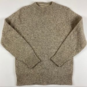 L.L. Bean Mens Wool Cable Knit Sweater XL Tall